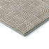 8' X 10' Beige And Ivory Abstract Geometric Washable Area Rug With UV Protection