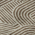 8' Brown And Ivory Abstract Geometric Washable Round Rug With UV Protection