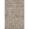8' X 10' Brown And Ivory Abstract Geometric Washable Area Rug With UV Protection