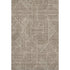 8' X 10' Brown And Ivory Abstract Geometric Washable Area Rug With UV Protection