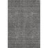 8' X 10' Charcoal And Ivory Abstract Geometric Washable Area Rug With UV Protection