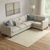 8' X 10' Gold And Ivory Abstract Geometric Washable Area Rug With UV Protection