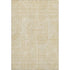 8' X 10' Gold And Ivory Abstract Geometric Washable Area Rug With UV Protection