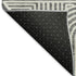 5' X 8' Gray And Ivory Abstract Geometric Washable Area Rug With UV Protection