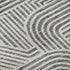 5' X 8' Gray And Ivory Abstract Geometric Washable Area Rug With UV Protection