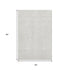5' X 8' Ivory And Beige Abstract Geometric Washable Area Rug With UV Protection