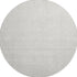 8' Ivory And Beige Abstract Geometric Washable Round Rug With UV Protection