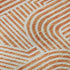 8' X 10' Orange And Ivory Abstract Geometric Washable Area Rug With UV Protection
