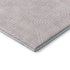 8' Pink And Ivory Abstract Geometric Washable Round Rug With UV Protection