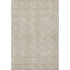 8' X 10' Beige And Ivory Abstract Geometric Washable Area Rug With UV Protection