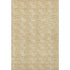 8' X 10' Gold And Ivory Abstract Geometric Washable Area Rug With UV Protection