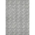 5' X 8' Gray And Ivory Abstract Geometric Washable Area Rug With UV Protection