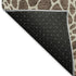 5' X 8' Brown And Beige Geometric Washable Area Rug With UV Protection
