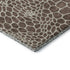 5' X 8' Brown And Beige Geometric Washable Area Rug With UV Protection