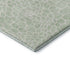 5' X 8' Mint Green And Ivory Geometric Washable Area Rug With UV Protection