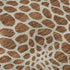 8' Rust And Ivory Geometric Washable Round Rug With UV Protection