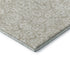 8' X 10' Beige And Ivory Damask Washable Area Rug With UV Protection