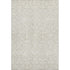 9' X 12' Beige And Ivory Damask Washable Area Rug With UV Protection