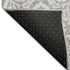 8' X 10' Lavender And Ivory Damask Washable Area Rug With UV Protection