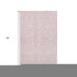 5' X 8' Pink And Ivory Damask Washable Area Rug With UV Protection
