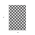 5' X 8' Black And White Polka Dot Washable Area Rug With UV Protection