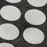 5' X 8' Black And White Polka Dot Washable Area Rug With UV Protection
