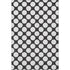 5' X 8' Black And White Polka Dot Washable Area Rug With UV Protection