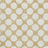5' X 8' Gold And Ivory Polka Dot Washable Area Rug With UV Protection