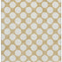 5' X 8' Gold And Ivory Polka Dot Washable Area Rug With UV Protection