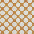 8' X 10' Orange And Ivory Polka Dot Washable Area Rug With UV Protection