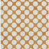 8' X 10' Orange And Ivory Polka Dot Washable Area Rug With UV Protection