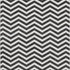8' X 10' Black And Ivory Chevron Washable Area Rug With UV Protection