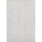 5' X 8' Ivory And Beige Chevron Washable Area Rug With UV Protection