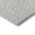 5' X 8' Ivory And Beige Chevron Washable Area Rug With UV Protection