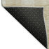 8' Beige And Ivory Plaid Washable Round Rug With UV Protection