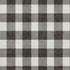 5' X 8' Black And Ivory Plaid Washable Area Rug With UV Protection
