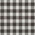 5' X 8' Black And Ivory Plaid Washable Area Rug With UV Protection