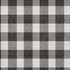 8' X 10' Black And Ivory Plaid Washable Area Rug With UV Protection