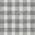 9' X 12' Gray And Ivory Plaid Washable Area Rug With UV Protection