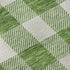 5' X 8' Green And Ivory Plaid Washable Area Rug With UV Protection