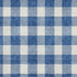 5' X 8' Navy Blue And Ivory Plaid Washable Area Rug With UV Protection