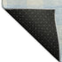 9' X 12' Sky Blue And Ivory Plaid Washable Area Rug With UV Protection