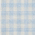 9' X 12' Sky Blue And Ivory Plaid Washable Area Rug With UV Protection