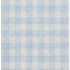 9' X 12' Sky Blue And Ivory Plaid Washable Area Rug With UV Protection