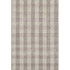 8' X 10' Beige And Ivory Plaid Washable Area Rug With UV Protection