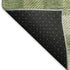 5' X 8' Green And Ivory Plaid Washable Area Rug With UV Protection