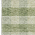5' X 8' Green And Ivory Plaid Washable Area Rug With UV Protection