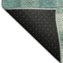 8' X 10' Teal And Ivory Plaid Washable Area Rug With UV Protection