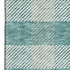 8' X 10' Teal And Ivory Plaid Washable Area Rug With UV Protection