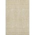 5' X 8' Gold And Ivory Abstract Geometric Washable Area Rug With UV Protection